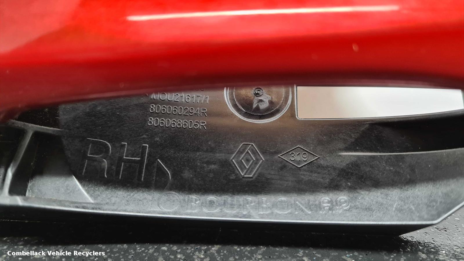 Part details for RENAULT KADJAR Mk1 Rear Right Outer Door Handle
