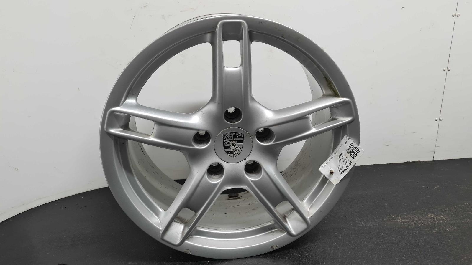 m*K様 Porsche 18インチ ホイール 5スポーク シルバー Part details for PORSCHE BOXSTER Mk2 987 18 Inch 5 Spoke Alloy